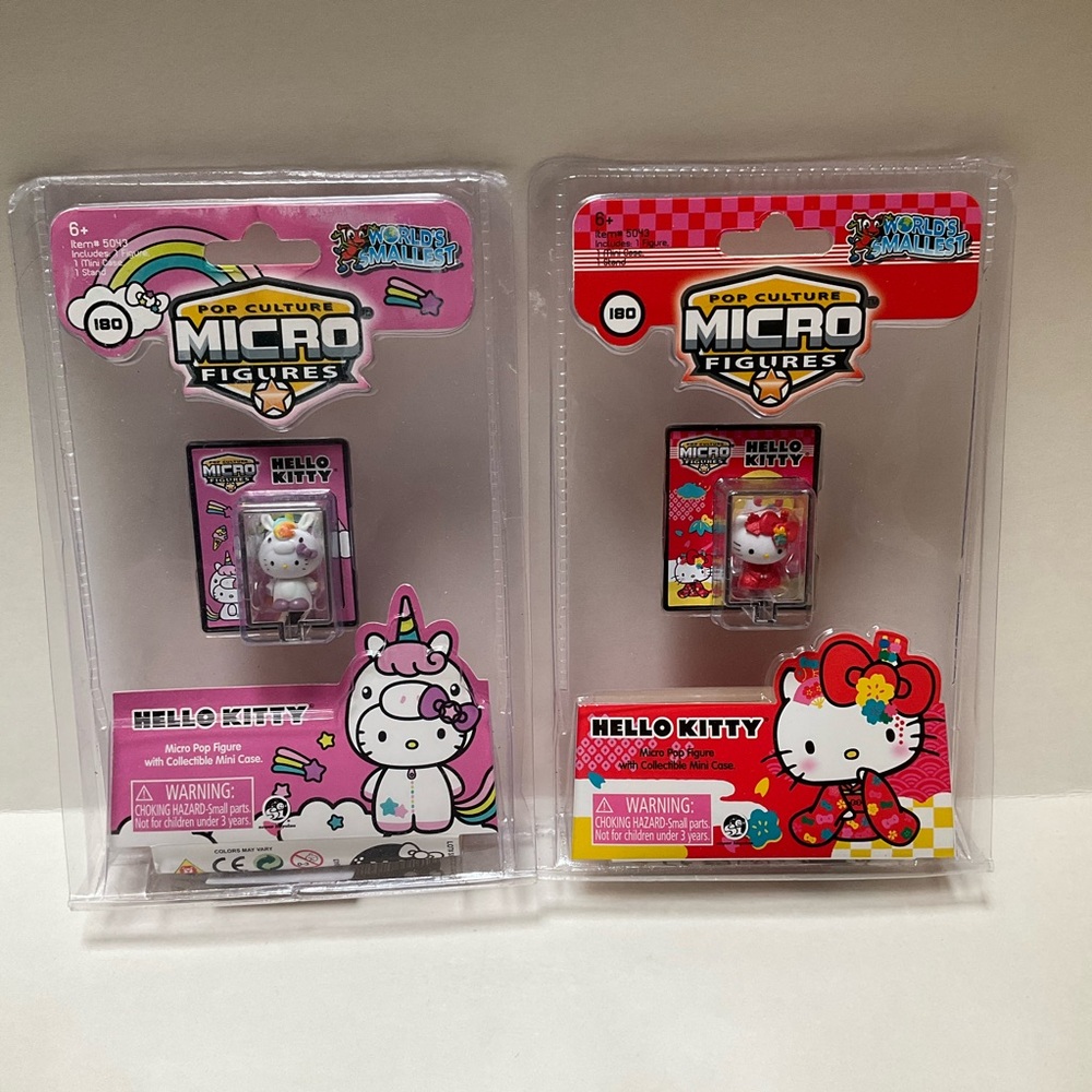 World's Smallest Hello Kitty Pop Culture Micro Figures Set by Super Impulse